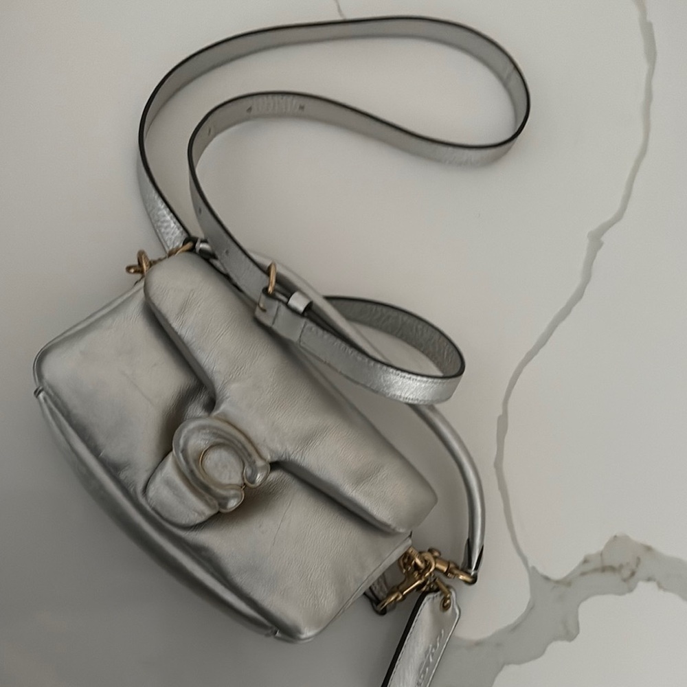 Mini Coach Pillow Tabby Leather Bag